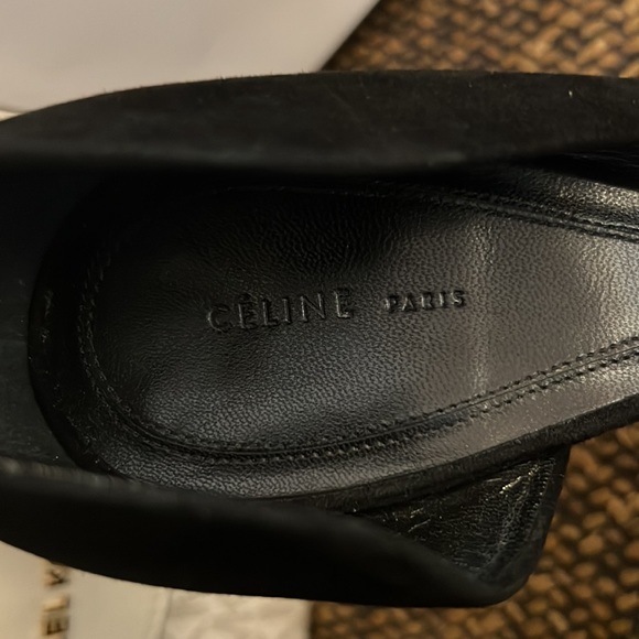 👠 Celine 👠 Black Suede Leather High Heels - Picture 5 of 8